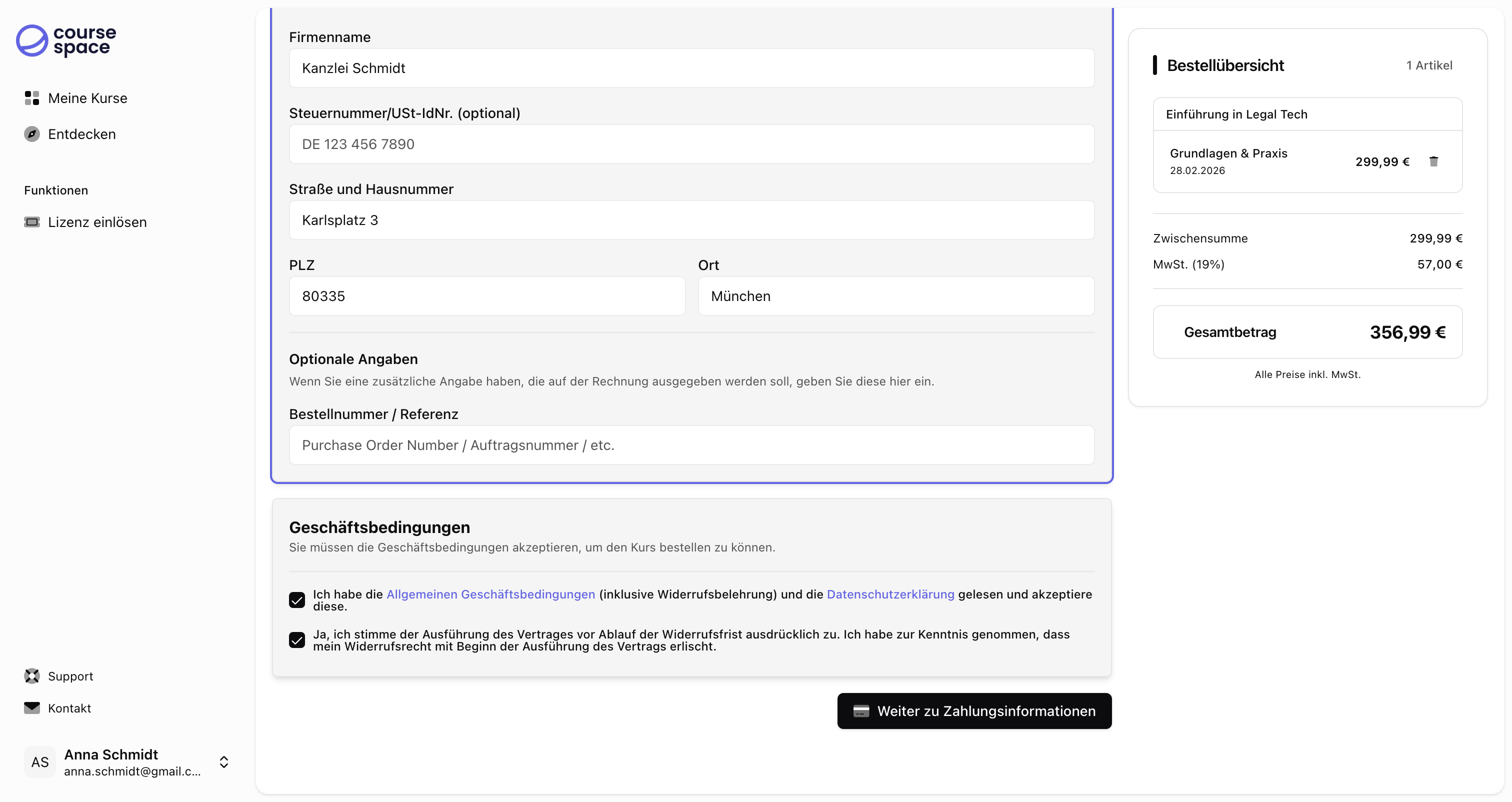Geschäftsbedingungen